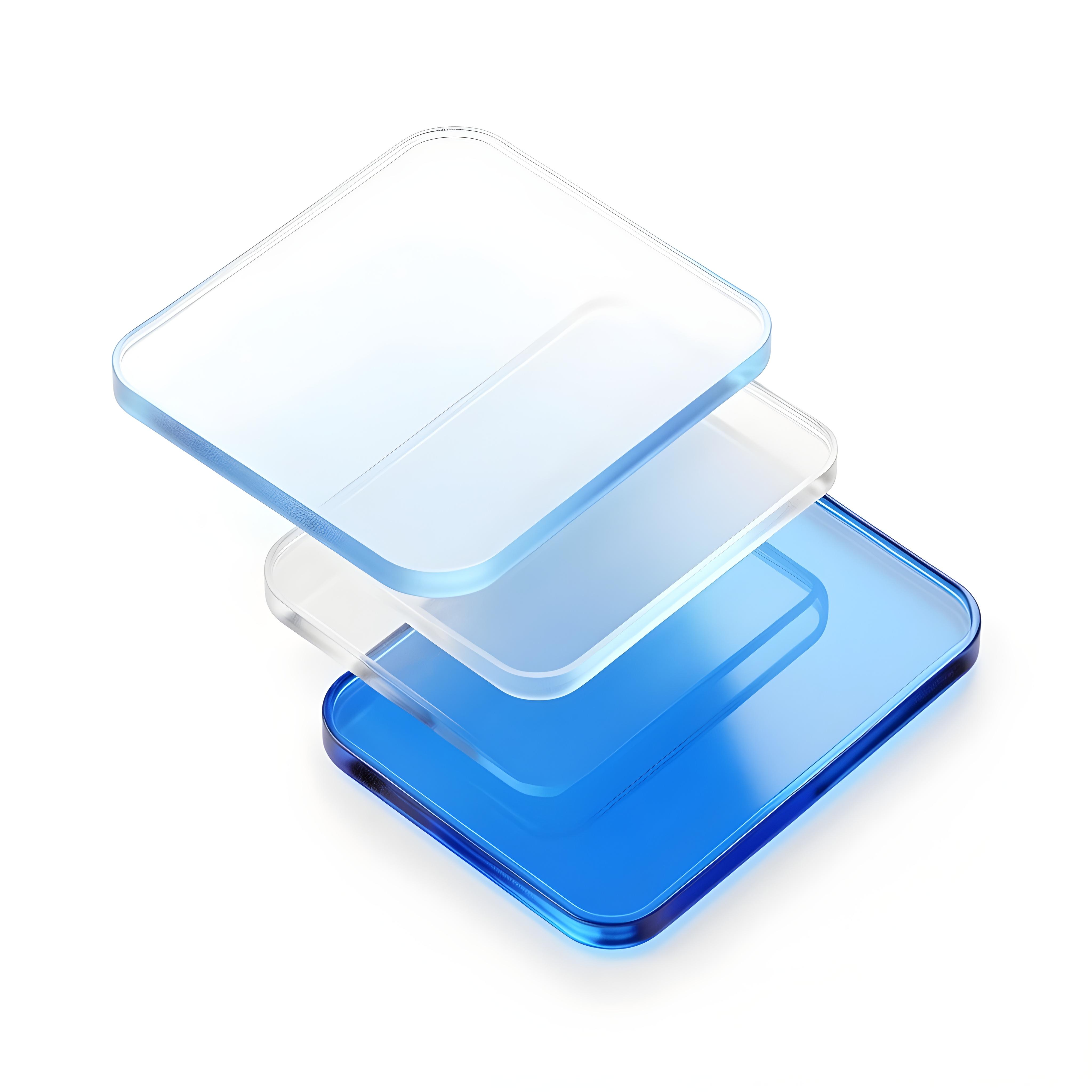 3D glass cube case-study illustration